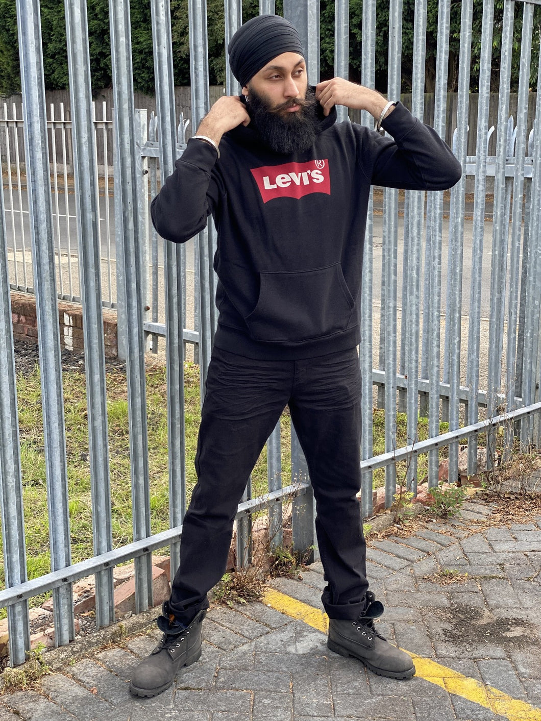 LEVI'S GRAPHIC HOODIE BLACK