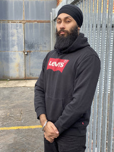 LEVI'S GRAPHIC HOODIE BLACK