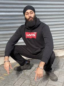 LEVI'S GRAPHIC HOODIE BLACK