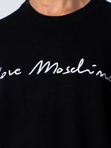 LOVE MOSCHINO KNITTED JUMPER BLACK