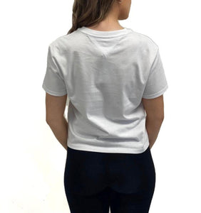 TOMMY JEANS BADGE T-SHIRT WHITE